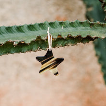 Load image into Gallery viewer, Kimaka Cowhorn "Hope" Star Ornament