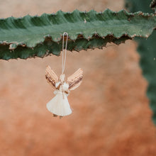 Load image into Gallery viewer, Small Raffia "Merry" Angel Ornaments