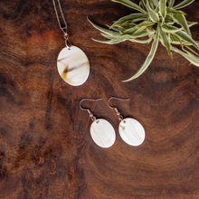 Load image into Gallery viewer, Kimaka Oval Earrings & Necklace Set