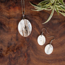 Load image into Gallery viewer, Kimaka Oval Earrings & Necklace Set