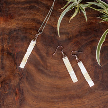 Load image into Gallery viewer, Kimaka Minimalist Bar Earrings & Necklace Set