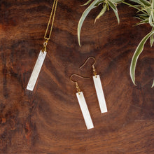Load image into Gallery viewer, Kimaka Minimalist Bar Earrings & Necklace Set