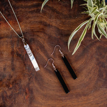 Load image into Gallery viewer, Kimaka Minimalist Bar Earrings & Necklace Set