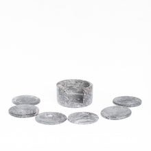 Load image into Gallery viewer, Soapstone Coaster Set with Holder