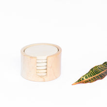 Load image into Gallery viewer, Soapstone Coaster Set with Holder