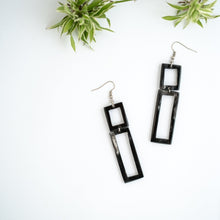 Load image into Gallery viewer, Kimaka Rectangular Drop Earrings.