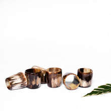 Load image into Gallery viewer, Horn Napkin Ring Holder (set of 6)