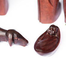 Load image into Gallery viewer, Hand-carved Teak 10 Piece Nativity