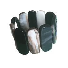 Load image into Gallery viewer, Kimaka Oval Bead Statement Bracelet - Amaka Africa