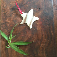 Load image into Gallery viewer, Kimaka Cowhorn "Hope" Star Ornament
