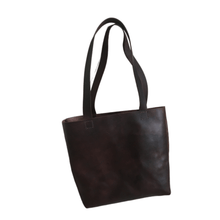 Load image into Gallery viewer, Full-grain Classic Leather Tote Bag - Amaka Africa
