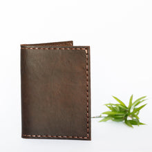 Load image into Gallery viewer, Full-grain Leather Passport Wallet.