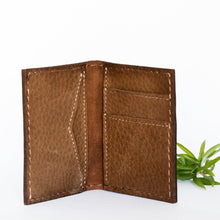 Load image into Gallery viewer, Full-grain Leather Passport Wallet.