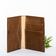 Load image into Gallery viewer, Full-grain Leather Passport Wallet.