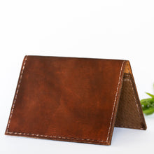 Load image into Gallery viewer, Full-grain Leather Passport Wallet.