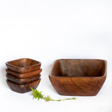 Load image into Gallery viewer, 5-Piece Handcrafted Serving Bowl Set.