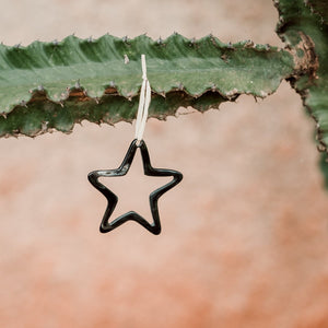 Kimaka Cowhorn "Noel" Star Ornament