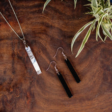 Load image into Gallery viewer, Kimaka Minimalist Bar Earrings &amp; Necklace Set
