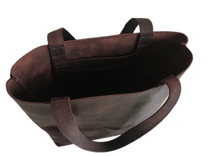 Full-grain Classic Leather Tote Bag - Amaka Africa